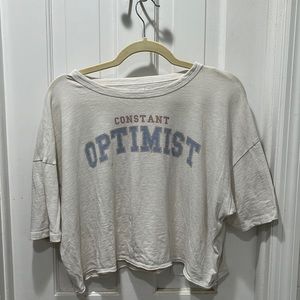 American Eagle Cropped Tee Shirt